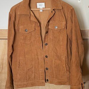 medium light brown corduroy jacket